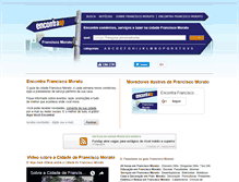 Tablet Screenshot of encontrafranciscomorato.com.br